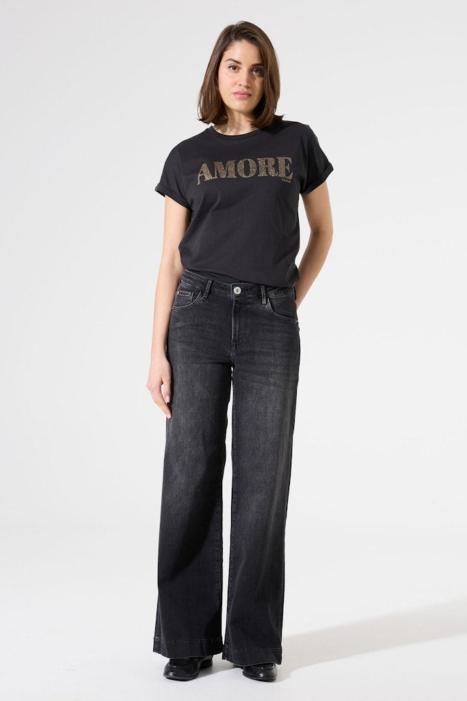 Garcia Damen T-Shirts Antracite