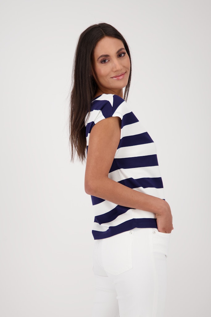 Monari Damen T-Shirts  Navy Blue R