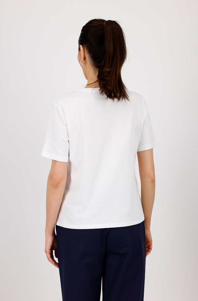 Monari Damen T-Shirts  Cream