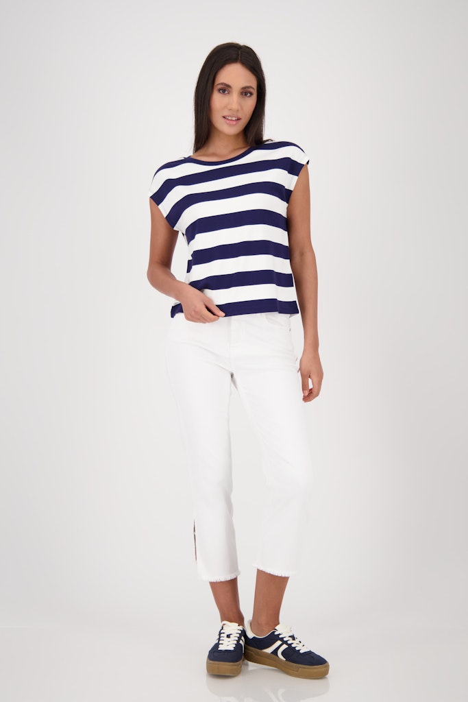 Monari Damen T-Shirts  Navy Blue R