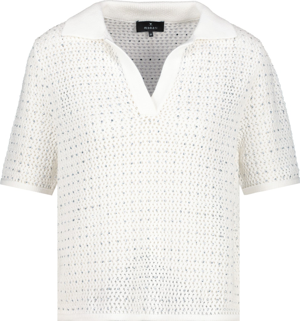 Monari Damen Pullover  Cream