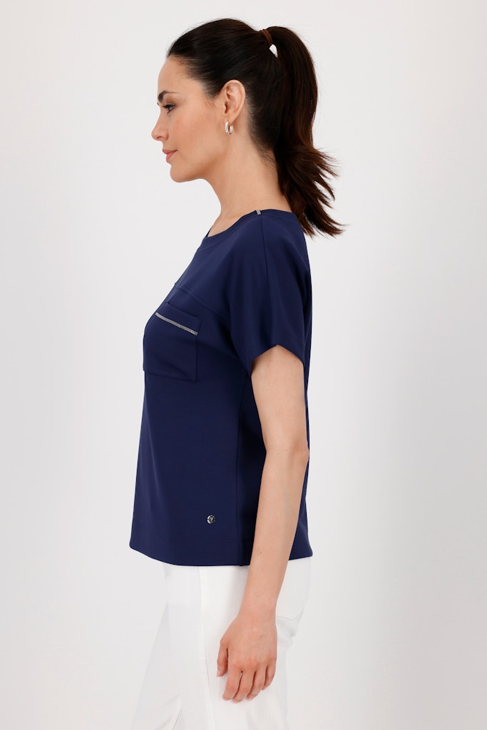 Monari Damen T-Shirts  Navy Blue