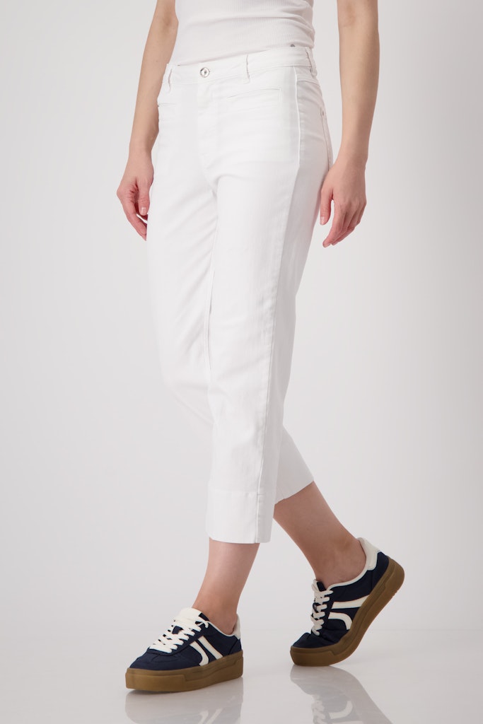 Monari Damen Hosen  Cream