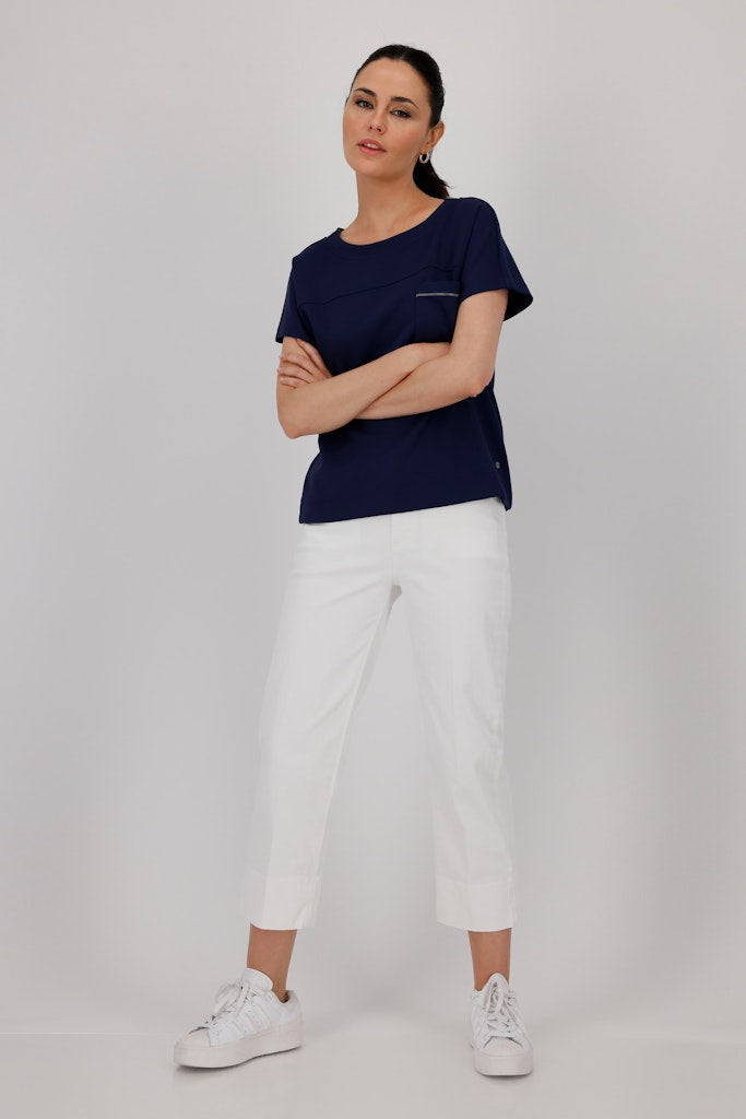 Monari Damen T-Shirts  Navy Blue