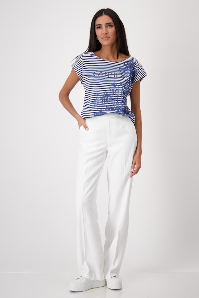 Monari Damen T-Shirts  Navy Blue R