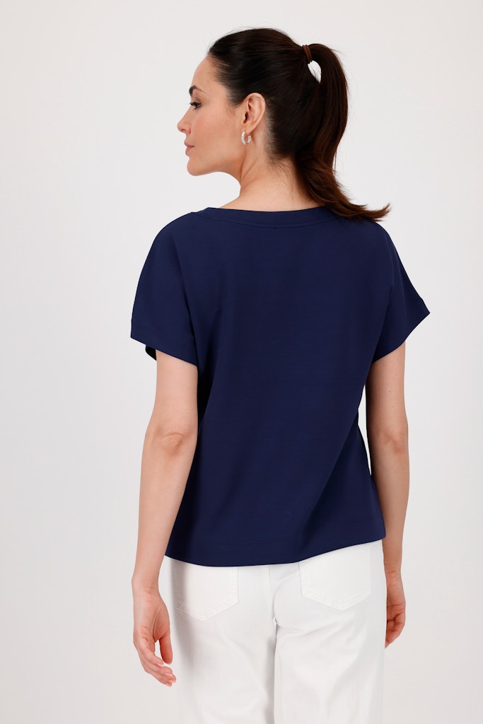 Monari Damen T-Shirts  Navy Blue