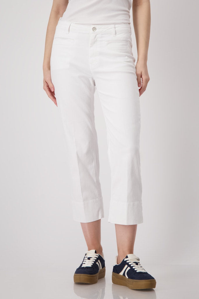 Monari Damen Hosen  Cream