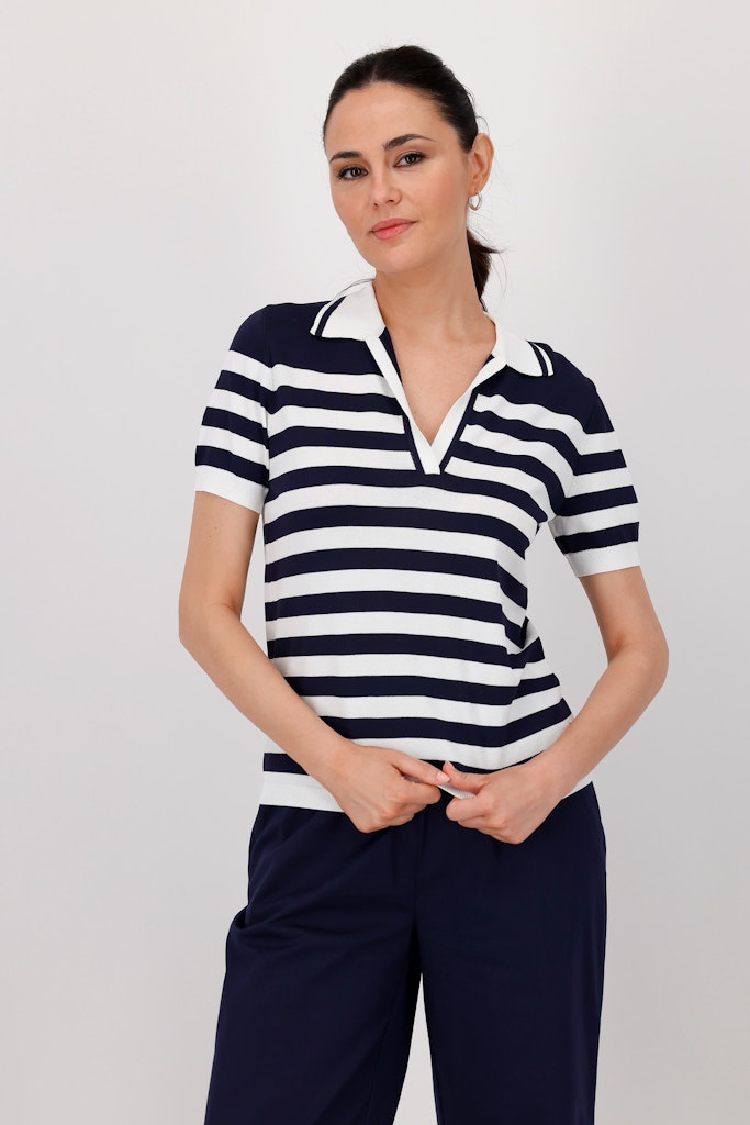 Monari Damen Pullover  Navy Blue R