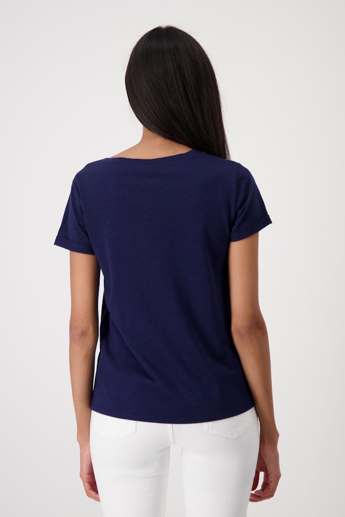 Monari Damen T-Shirts  Navy Blue