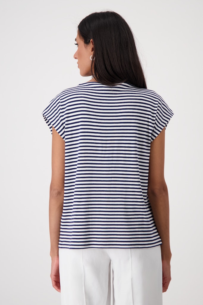 Monari Damen T-Shirts  Navy Blue R