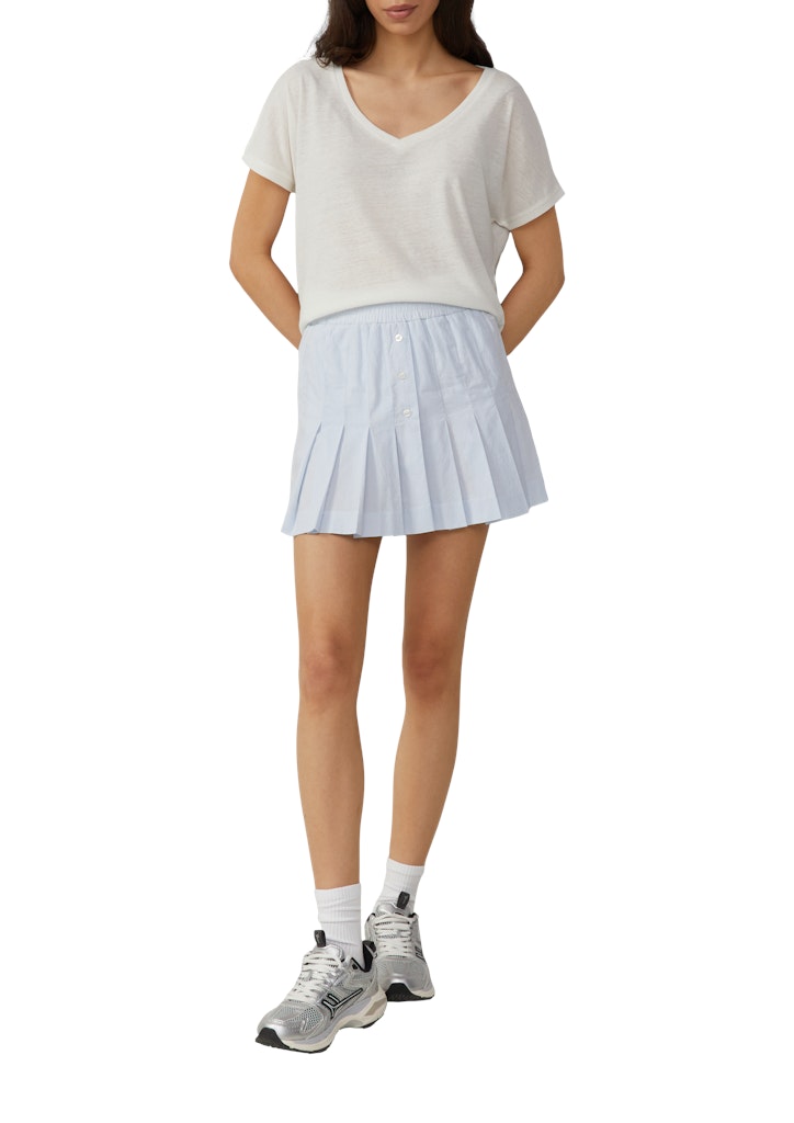 QS by S.Oliver Damen T-Shirts White