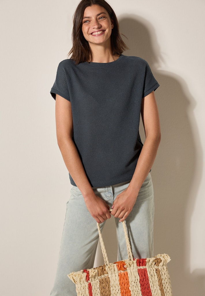 Cecil Damen T-Shirts  Volcanic