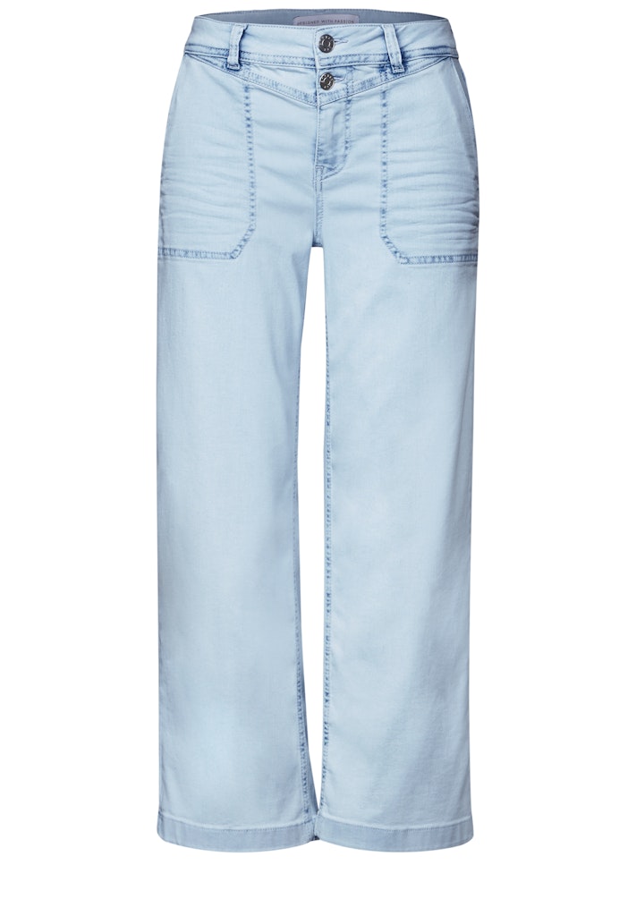 Street One Damen Hosen  Ultra Ble