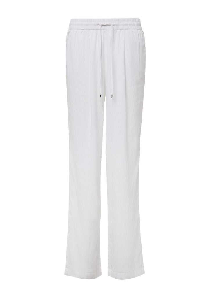 S. Oliver red Damen Hosen White