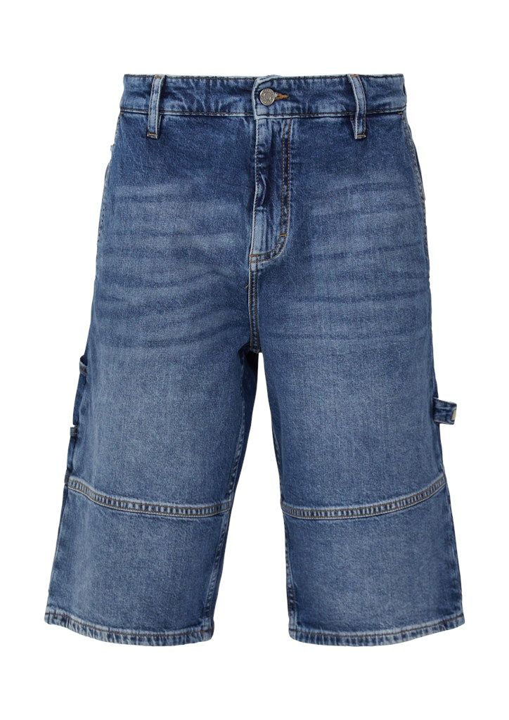 S. Oliver red Herren Shorts Blue