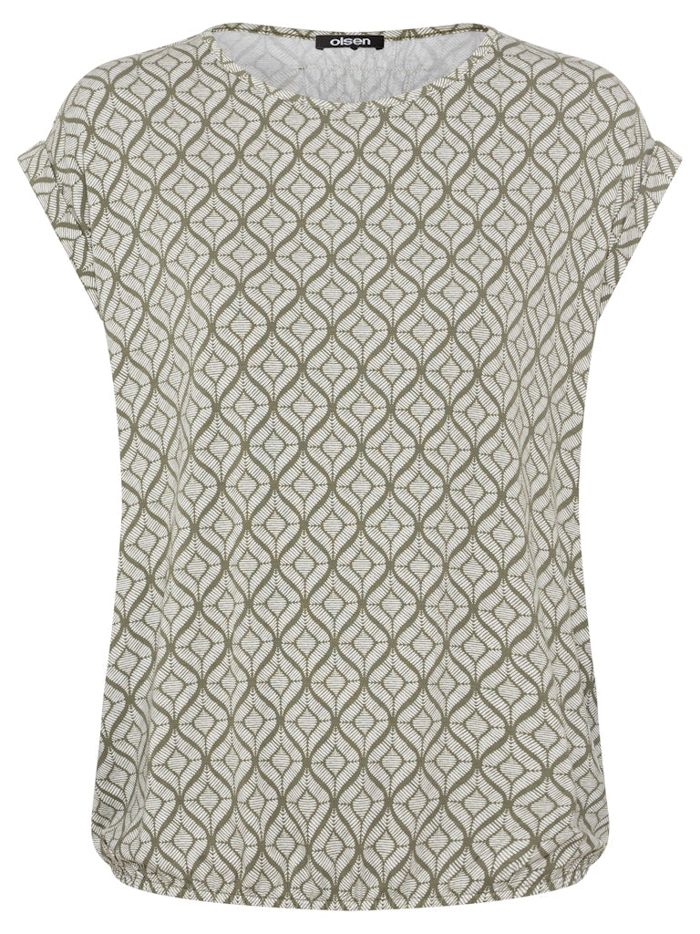 Olsen Damen T-Shirts  Olive