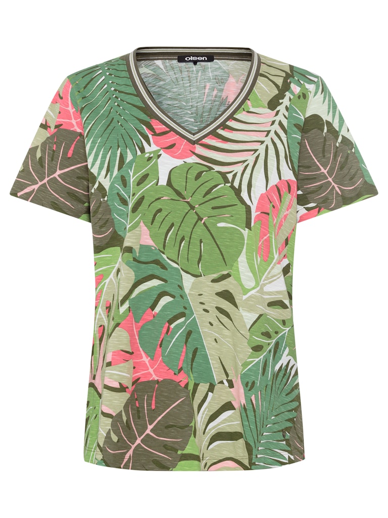 Olsen Damen T-Shirts  Olive
