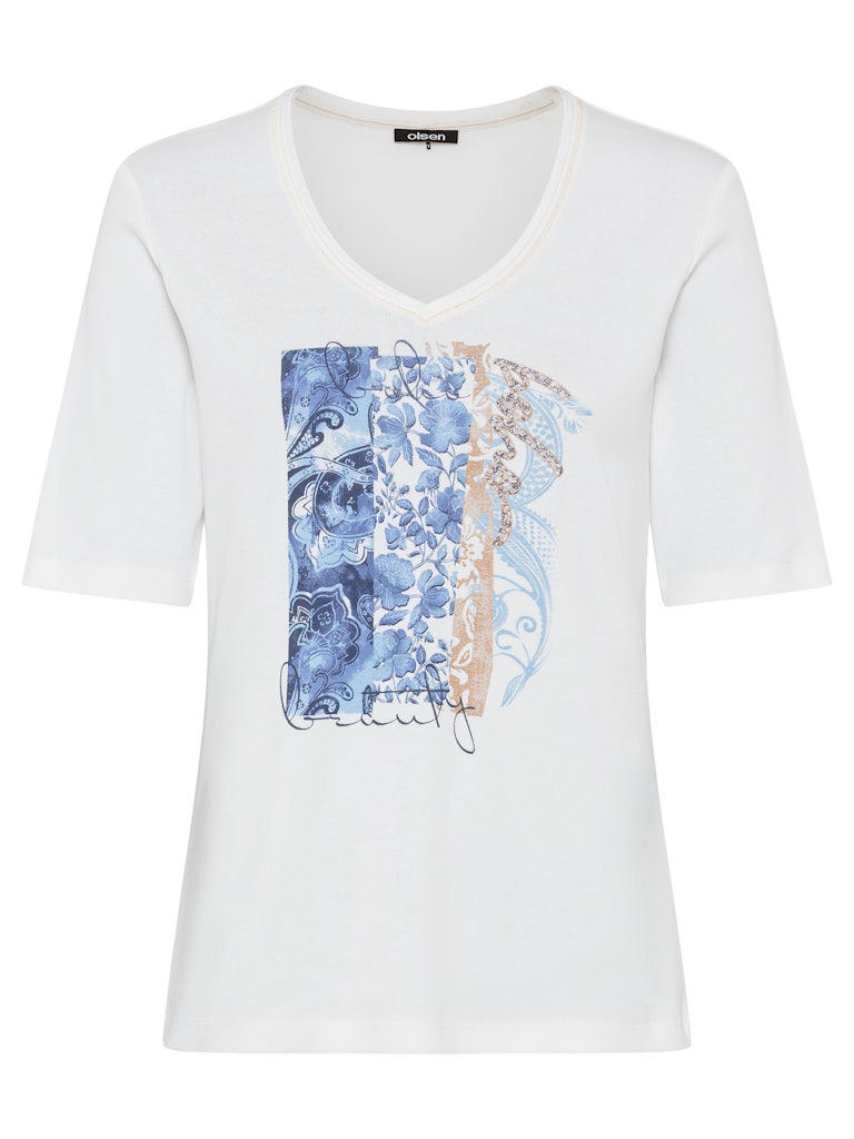 Olsen Damen T-Shirts  White
