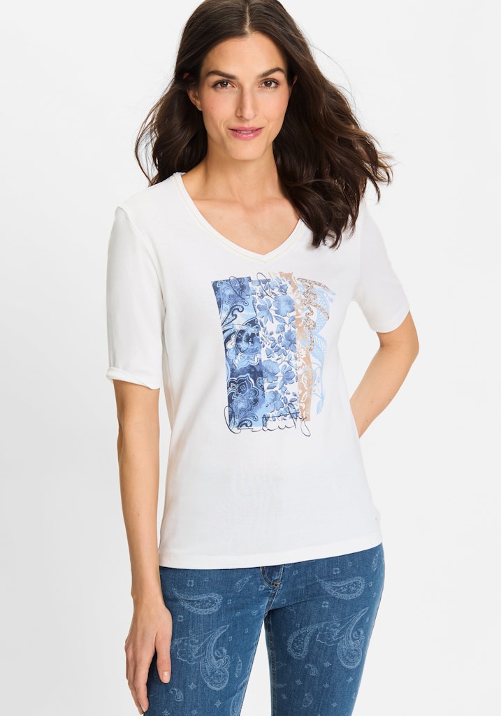 Olsen Damen T-Shirts  White