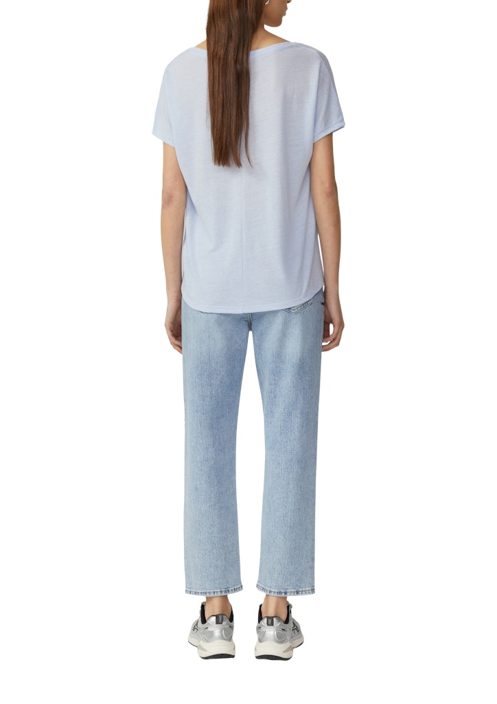 QS by S.Oliver Damen T-Shirts Blue