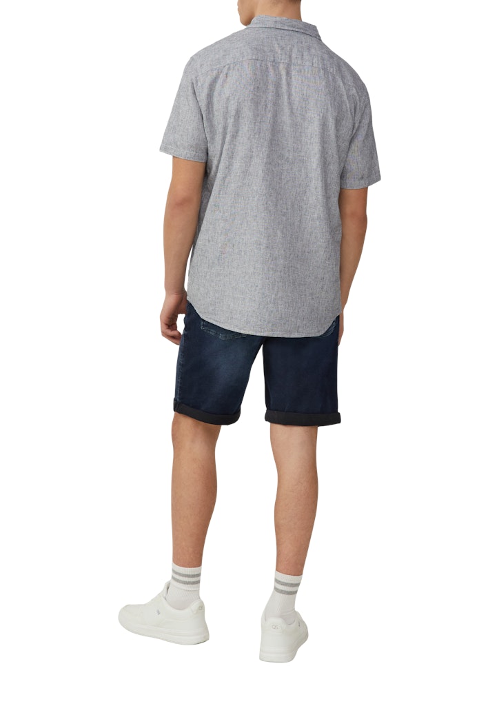 QS by S.Oliver Herren Hemden lang Blue
