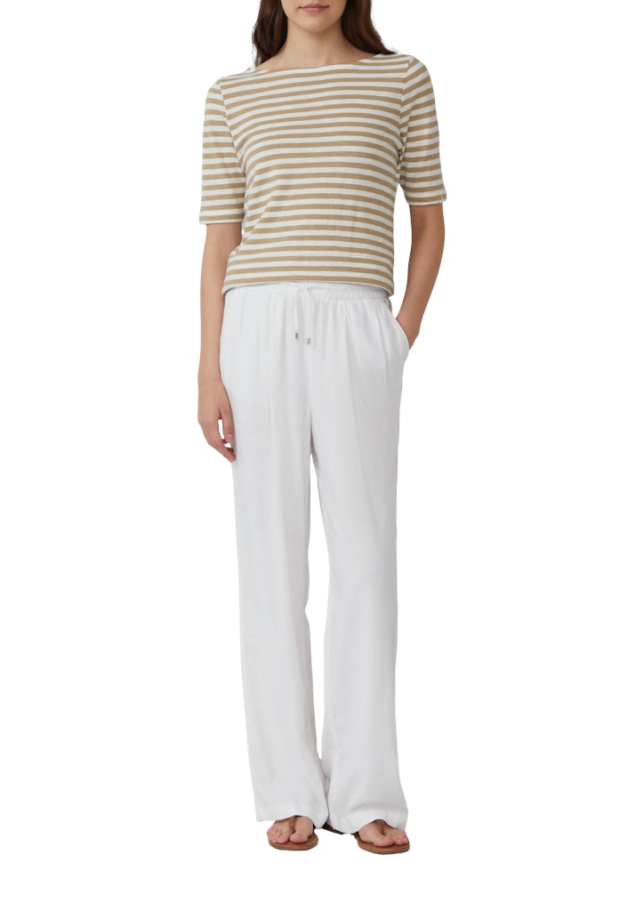 S. Oliver red Damen Hosen White