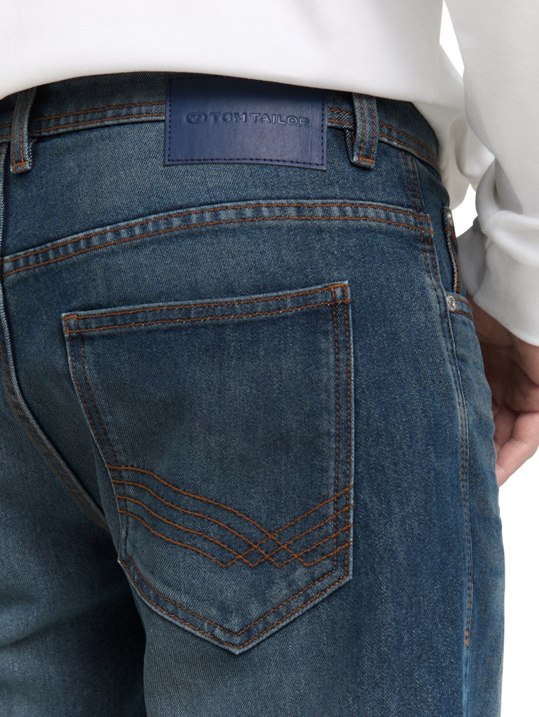 Tom Tailor Herren Jeans Mid Stone Blue