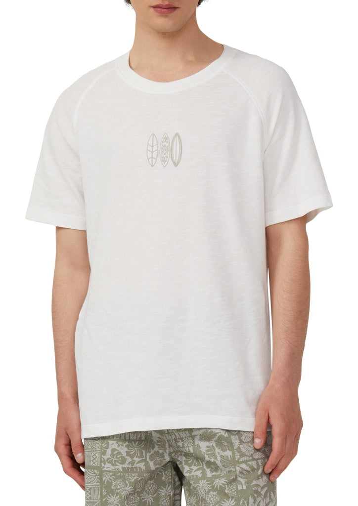 S. Oliver red Herren T-Shirts kurz White