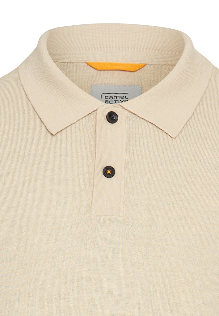 Camel active Herren Polo-Shirts  Oatmeal