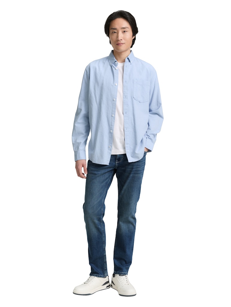Tom Tailor Herren Jeans Used Mid Stone