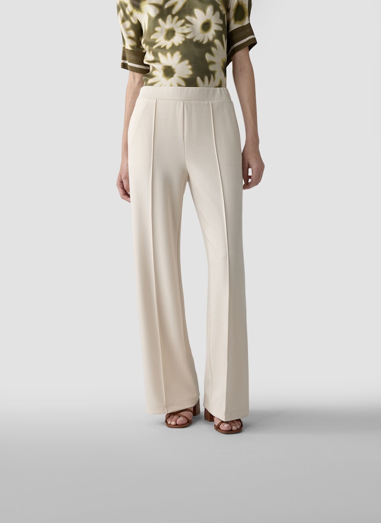 Le Comte Damen Hosen Elfenbein