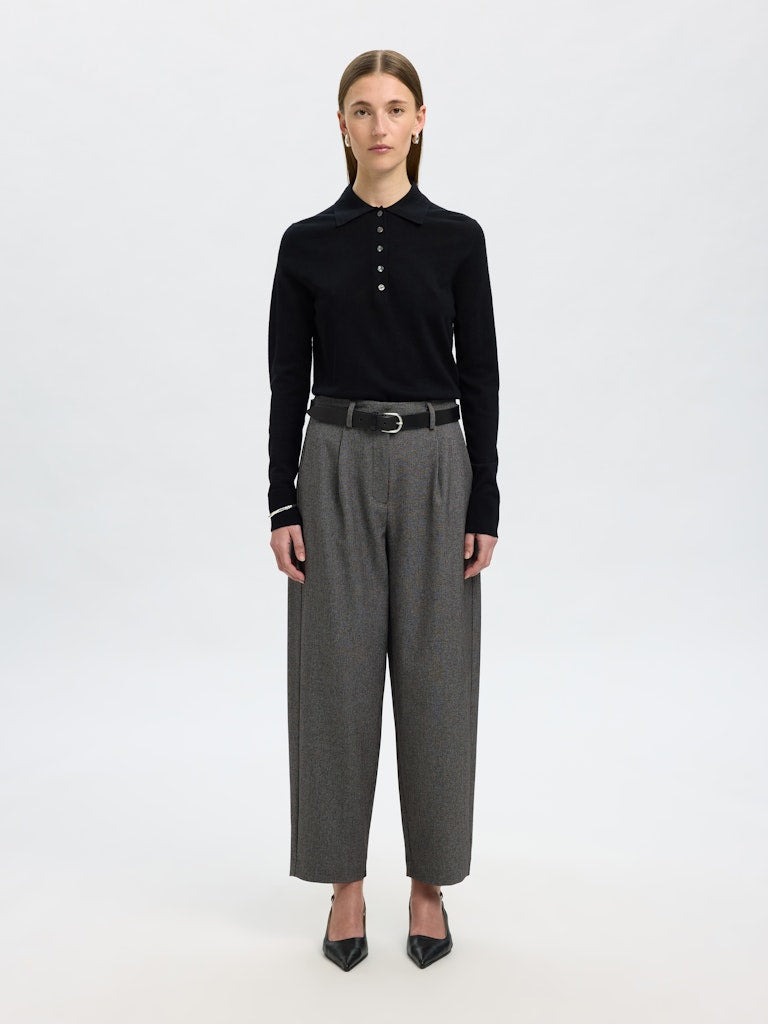 Selected Femme Damen T-Shirts Black