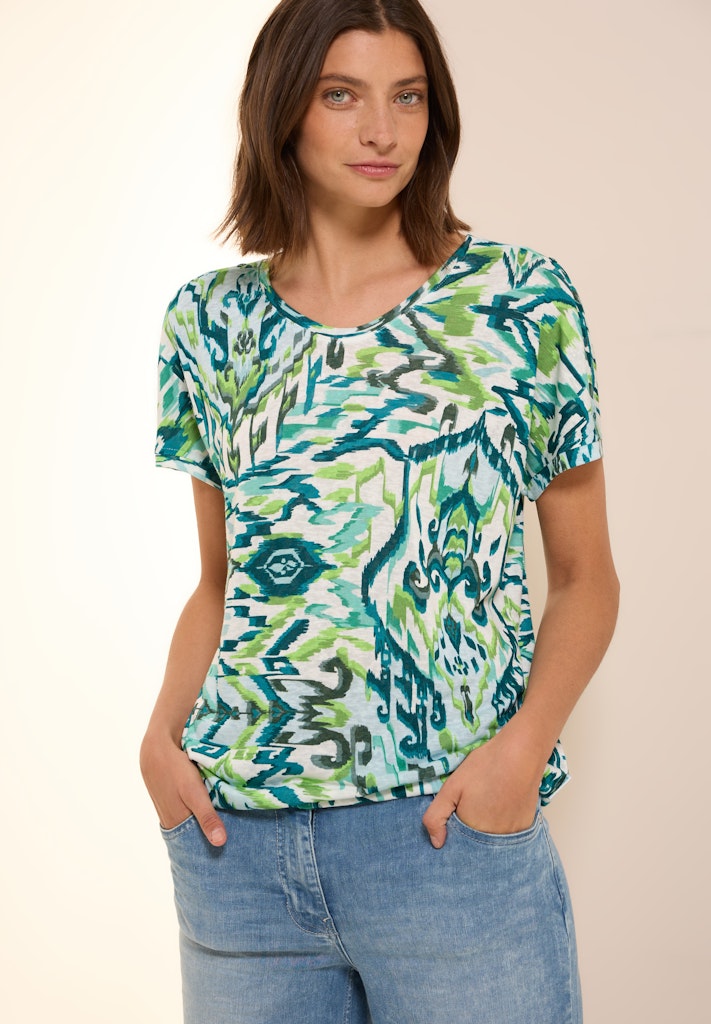 Cecil Damen T-Shirts  Green Lag