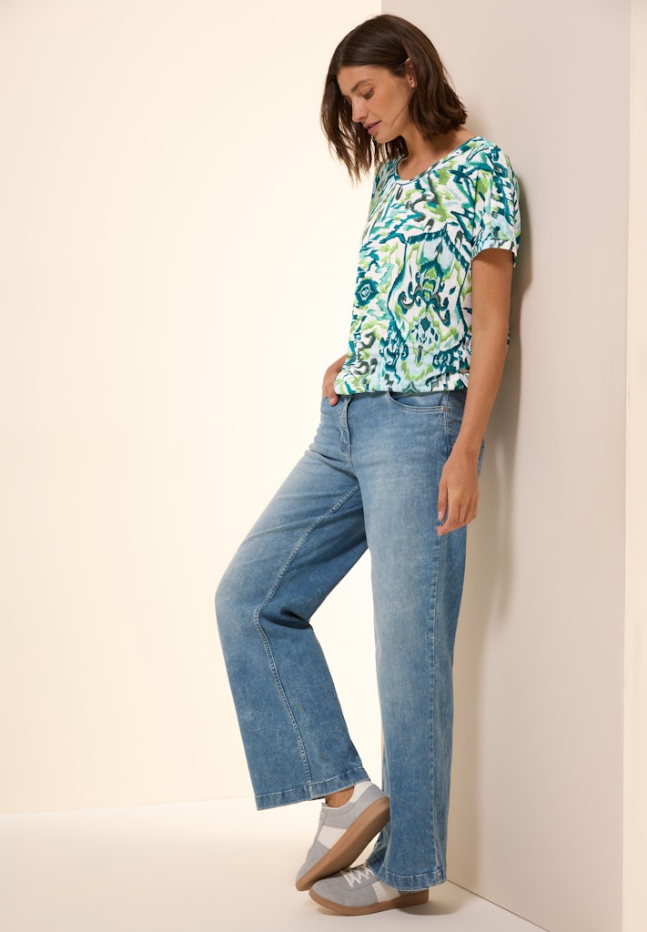 Cecil Damen T-Shirts  Green Lag