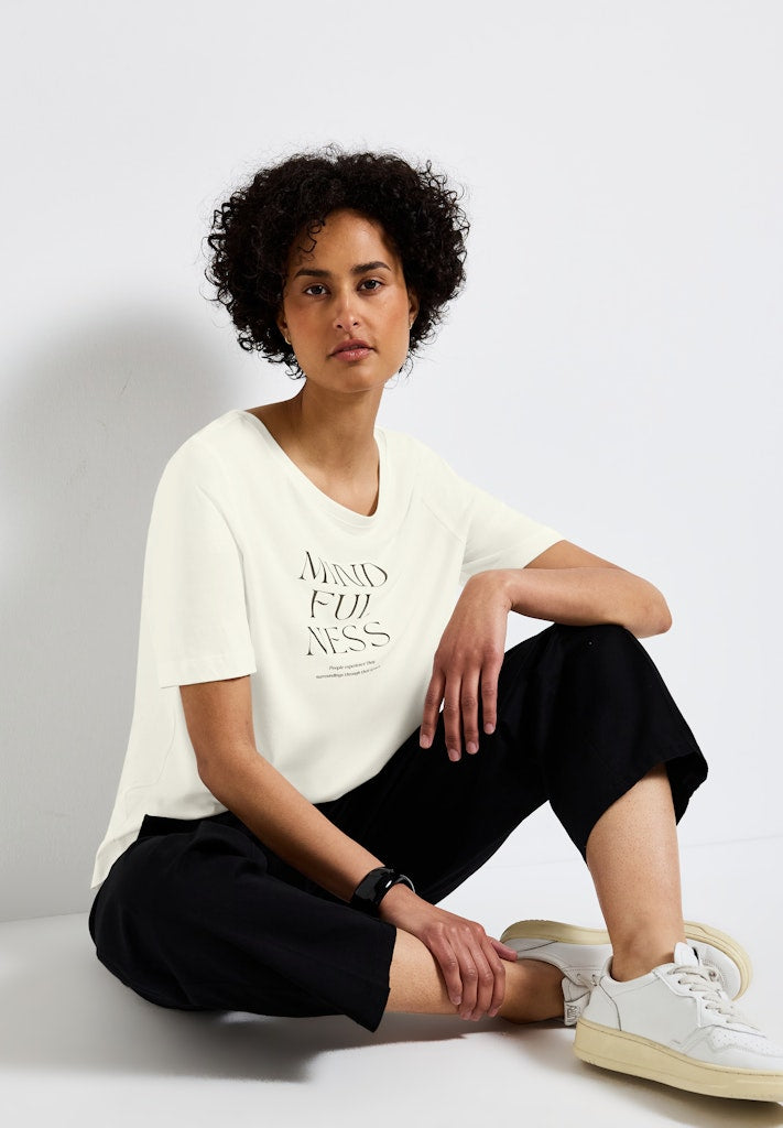 Street One Damen T-Shirts  Off White