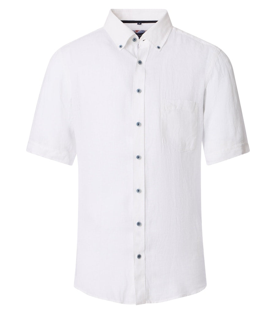 Casa Moda Herren Hemden kurz  Weiss