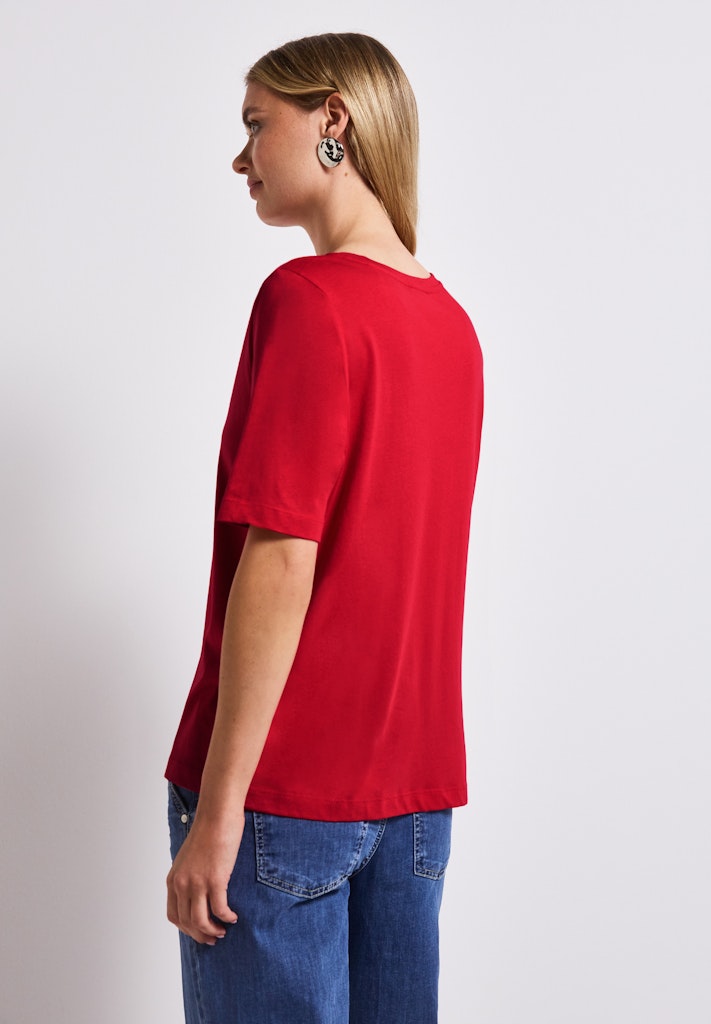 Street One Damen T-Shirts Glory Red