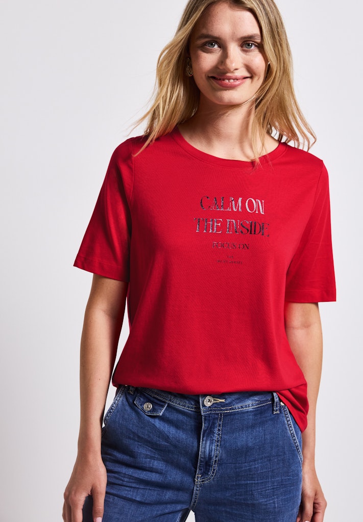 Street One Damen T-Shirts Glory Red