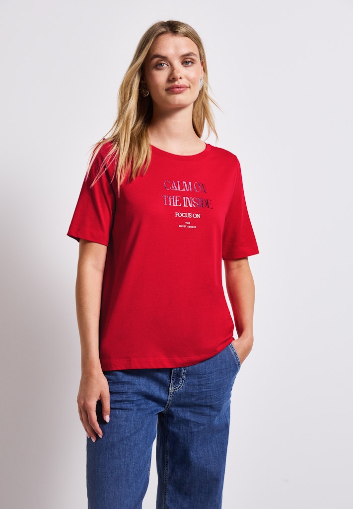 Street One Damen T-Shirts Glory Red