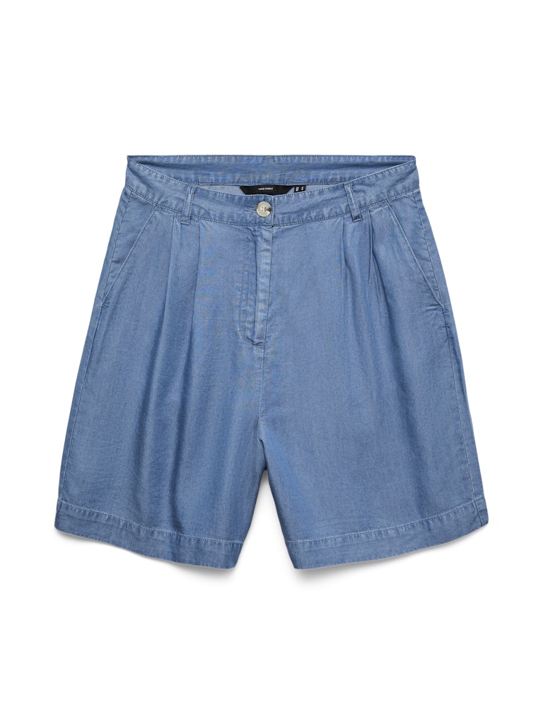 Vero Moda Damen Shorts Medium Blue Den