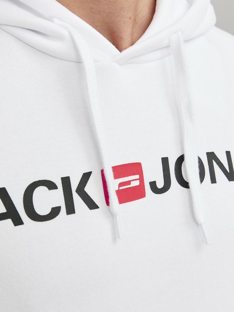 Jack & Jones Herren Sweatshirts White/Reg Fit