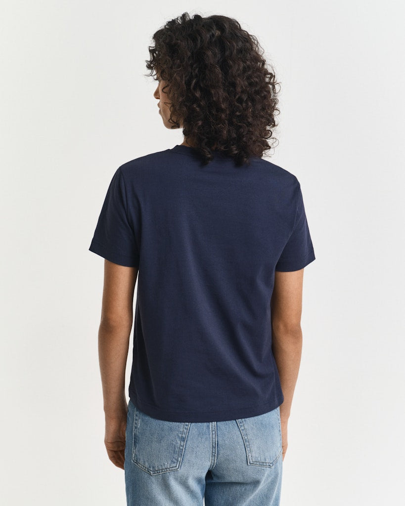 Gant Damen T-Shirts  Evening Blu