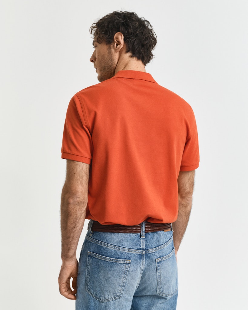 Gant Herren Polo-Shirts  Deep Orange