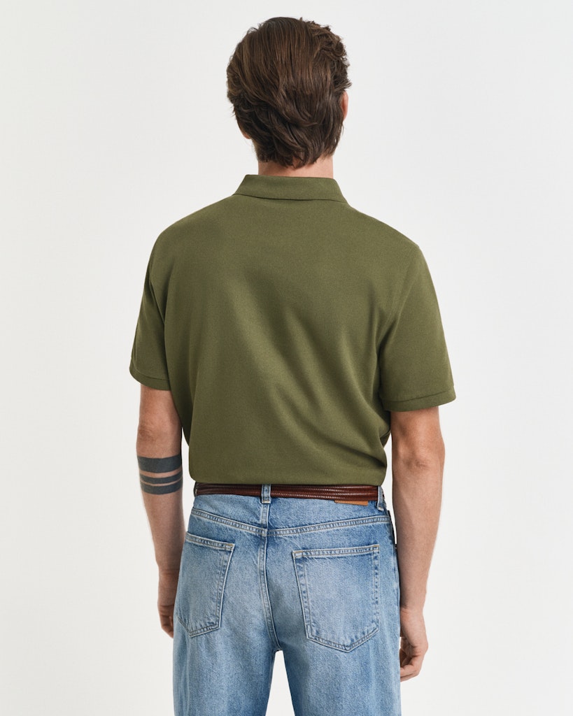 Gant Herren Polo-Shirts Moss Green