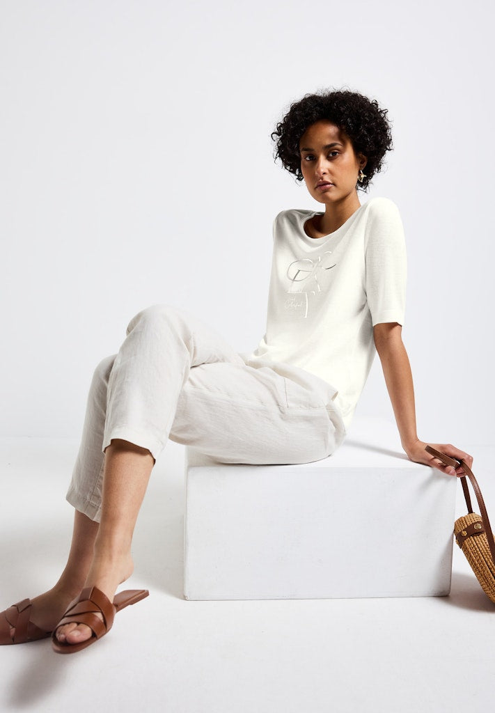 Street One Damen T-Shirts  Off White