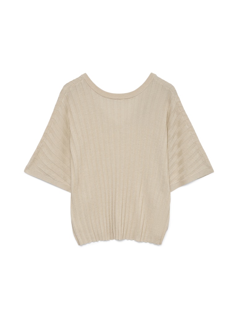 Vero Moda Damen Pullover Oatmeal/W. Mela
