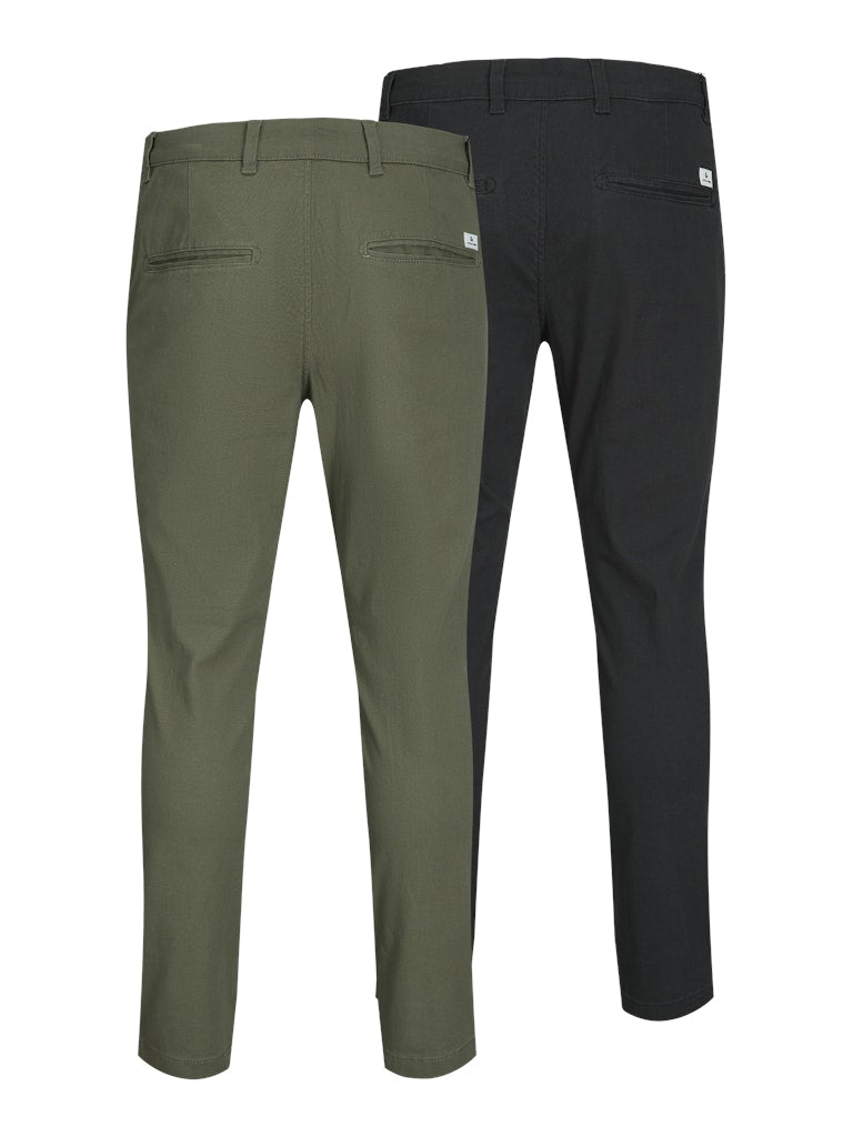 Jack & Jones Herren Hosen Black/Dusty Oli