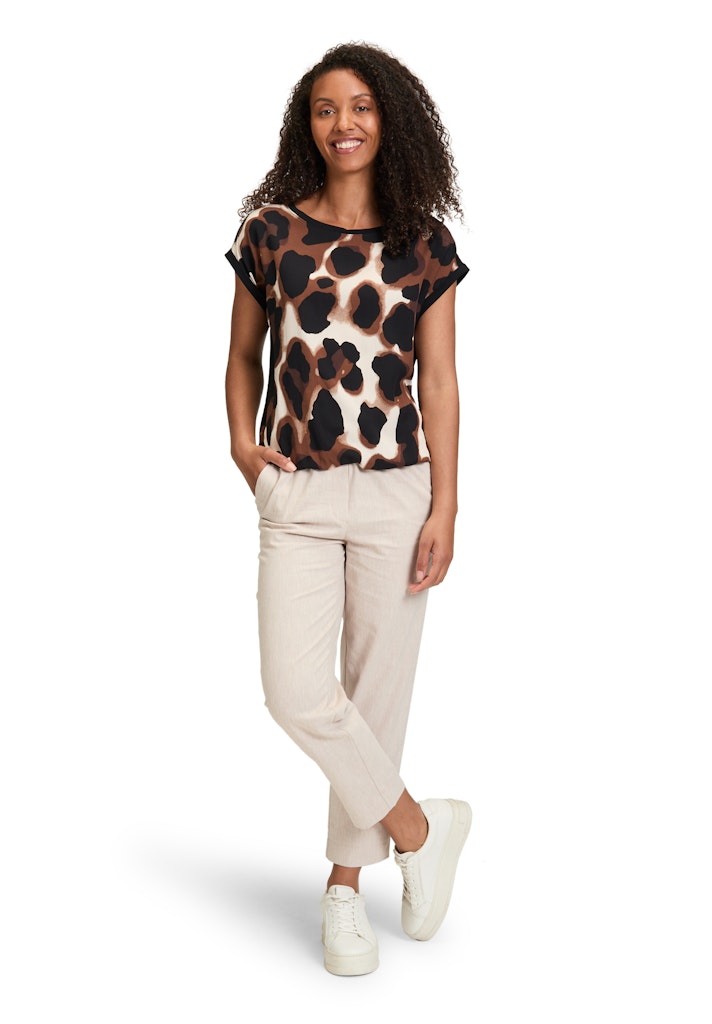 Betty & Co Damen T-Shirts Brown/Nature