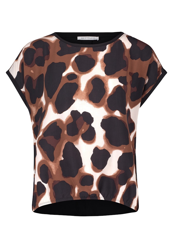 Betty & Co Damen T-Shirts Brown/Nature