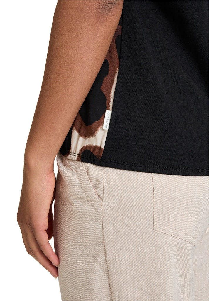 Betty & Co Damen T-Shirts Brown/Nature
